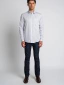 R.M.Williams Collins Shirt white/navy/blue - XL