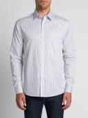 R.M.Williams Collins Shirt white/navy/blue - XL