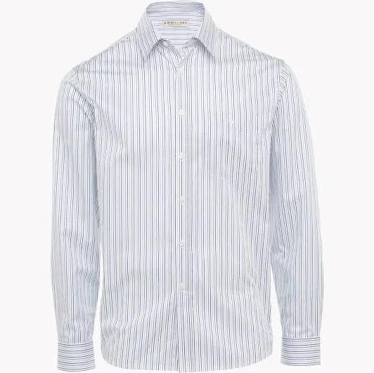 R.M.Williams Collins Shirt white/navy/blue - XL