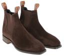 R.M.Williams - Men - Comfort Craftsman Suede Chelsea Boots Brown