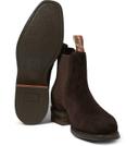 R.M.Williams - Men - Comfort Craftsman Suede Chelsea Boots Brown