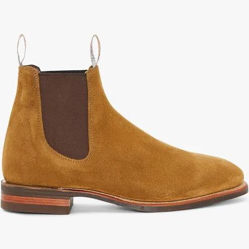 R.M.Williams - Men's Brown Chelsea Boots - Comfort Craftsman Boots - Size 3 at The Iconic