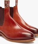 R.M.Williams - Men's Burnished Comfort Macquarie Boot - Cognac - 8G