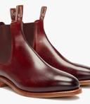 R.M.Williams - Men's Burnished Comfort Macquarie Boot - Mahogany - 10g