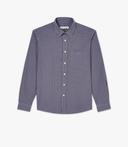 R.M.Williams - Men's Collins Button Down Shirt - Burgundy/Blue - S