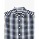 R.M.Williams - Men's Collins Button Down Shirt - Navy/White/Khaki - M