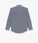 R.M.Williams - Men's Collins Button Down Shirt - Navy/White/Khaki - XXL