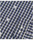 R.M.Williams - Men's Collins Button Down Shirt - Navy/White/Khaki - XXL