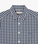 R.M.Williams - Men's Collins Button Down Shirt - Navy/White/Khaki - XXL