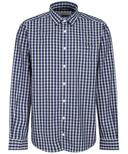 R.M.Williams - Men's Collins Button Down Shirt - Navy/White/Khaki - XXL