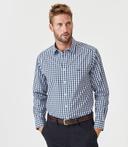 R.M.Williams - Men's Collins Shirt - Blue Navy - S