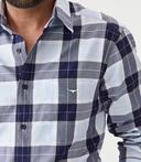 R.M.Williams - Men's Collins Shirt - Blue Navy White - XB