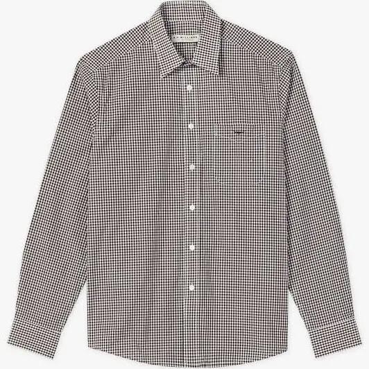 R.M.Williams - Men's Collins Shirt - Brown White - 3XL