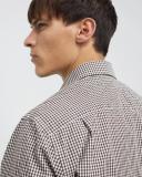 R.M.Williams - Men's Collins Shirt - Brown White - 4XL