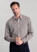 R.M.Williams - Men's Collins Shirt - Brown White - S