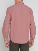 R.M.Williams - Men's Collins Shirt, Red White (Size XL)