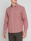R.M.Williams - Men's Collins Shirt, Red White (Size XL)
