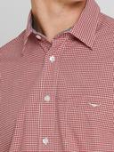 R.M.Williams - Men's Collins Shirt, Red White (Size XL)