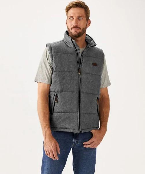 R.M.Williams - Men's Patterson Creek Vest - Charcoal - XL