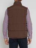 R.M.Williams - Men's Patterson Creek Vest, Chocolate (Size S)
