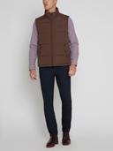 R.M.Williams - Men's Patterson Creek Vest, Chocolate (Size S)