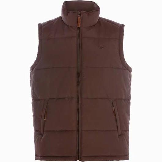 R.M.Williams - Men's Patterson Creek Vest, Chocolate (Size S)
