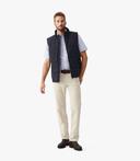 R.M.Williams - Men's Patterson Creek Vest - Navy Burgundy - XXS