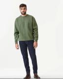 R.M.Williams - Men's R.M.W. Script Crew Neck Jumper - Dark Blue Marle - S