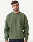 R.M.Williams - Men's R.M.W. Script Crew Neck Jumper - Dark Blue Marle - S