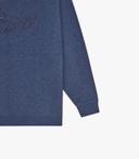 R.M.Williams - Men's R.M.W. Script Crew Neck Jumper - Dark Blue Marle - S