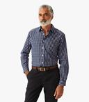 R.M. Williams Mens Collins Shirt Blue White / 2XL