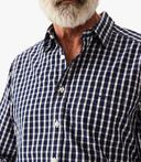 R.M. Williams Mens Collins Shirt Blue White / 2XL