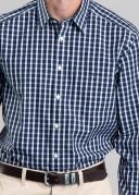 R.M. Williams Mens Collins Shirt Blue White / 2XL