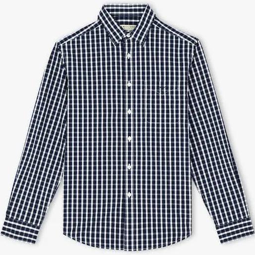 R.M. Williams Mens Collins Shirt Blue White / 2XL
