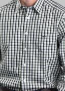 R.M. Williams Mens Collins Shirt Green Blue White / 2XL
