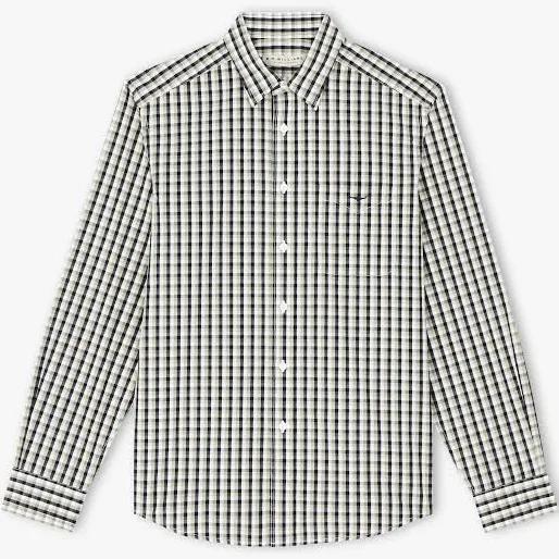R.M. Williams Mens Collins Shirt Green Blue White / 2XL