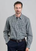 R.M. Williams Mens Collins Shirt Navy Green / XL