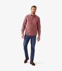 R.M. Williams Mens Collins Shirt White/Red / 3XL