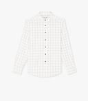 R.M. Williams Mens Collins Shirt White Red Navy / S