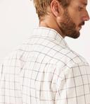 R.M. Williams Mens Collins Shirt White Red Navy / S