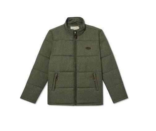 R.M. Williams Mens Patterson Creek Jacket Green Marle / S
