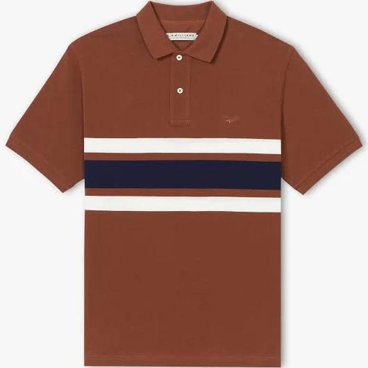 R.M. Williams Mens Rod Polo Brown / 2XL