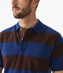 R.M. Williams Mens Rod Polo Navy/Brown / 4XL