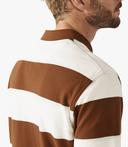 R.M. Williams Mens Rod Polo Rust/White / 3XL