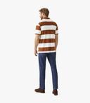 R.M. Williams Mens Rod Polo Rust/White / 3XL