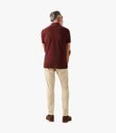 R.M. Williams Mens Rokewood Polo Burgundy / 2XL