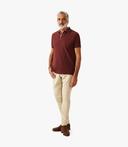 R.M. Williams Mens Rokewood Polo Burgundy / 2XL