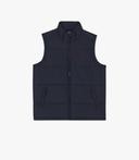 R.M. Williams Patterson Creek Vest - Navy/Burgundy, 3XL / Navy/Burgundy