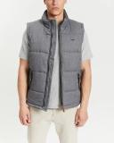R.M. Williams Patterson Creek Vest - Navy/Burgundy, XL / Navy/Burgundy