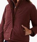 R.M. Williams Womens Woodroffe Puffer Jacket Maroon / 16